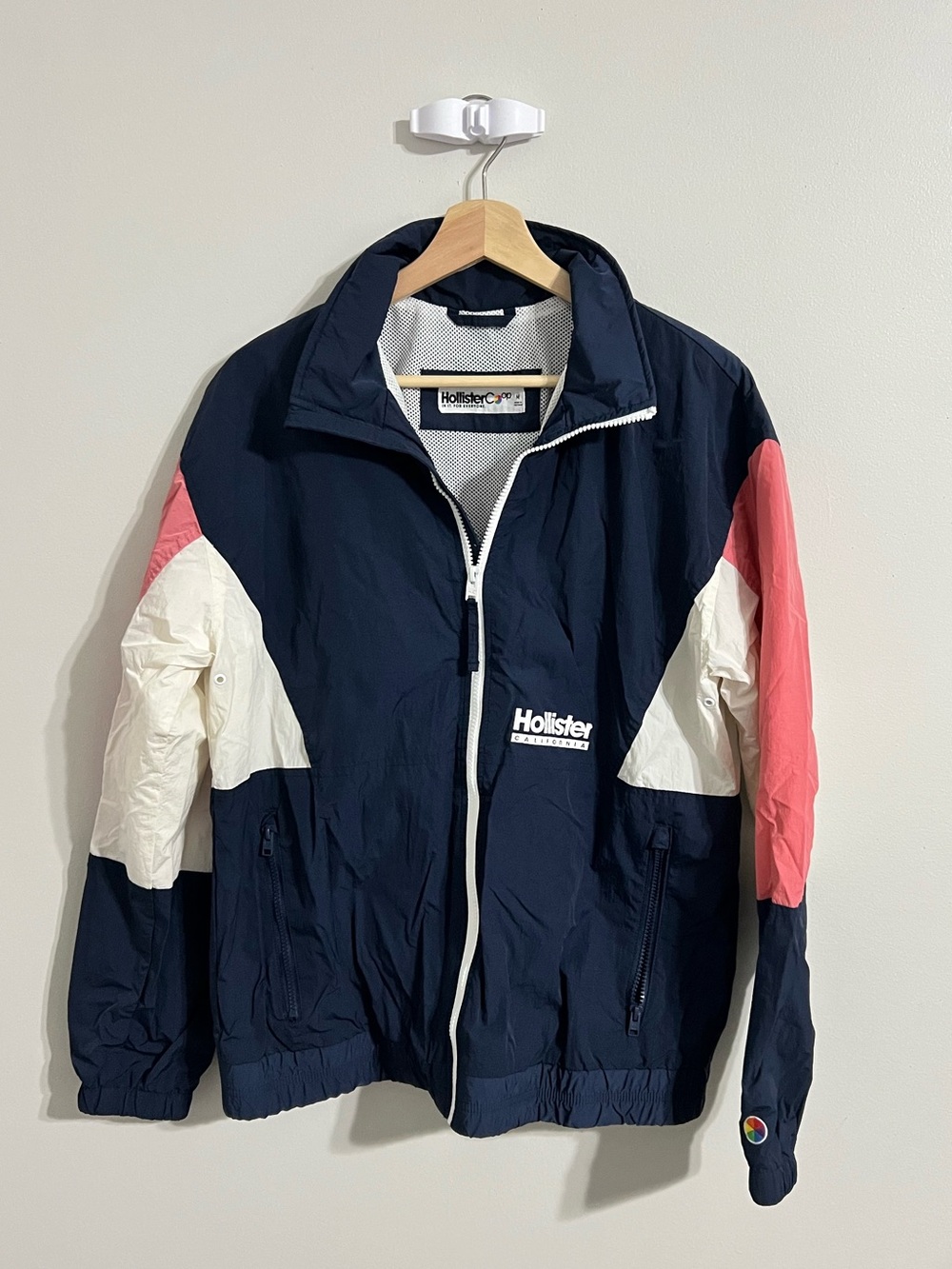 Hollister Co. Colorblock Windbreaker Jacket | Size M